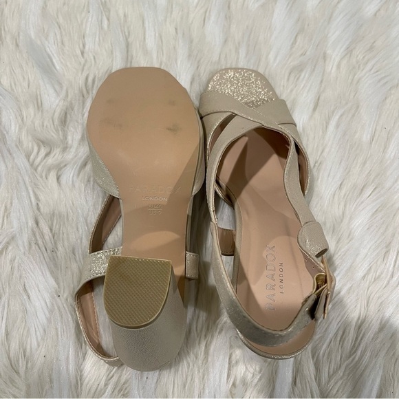 Women’s Paradox London Pink Strappy Block Heel Sandal Heels Size 9 US! - Picture 9 of 11